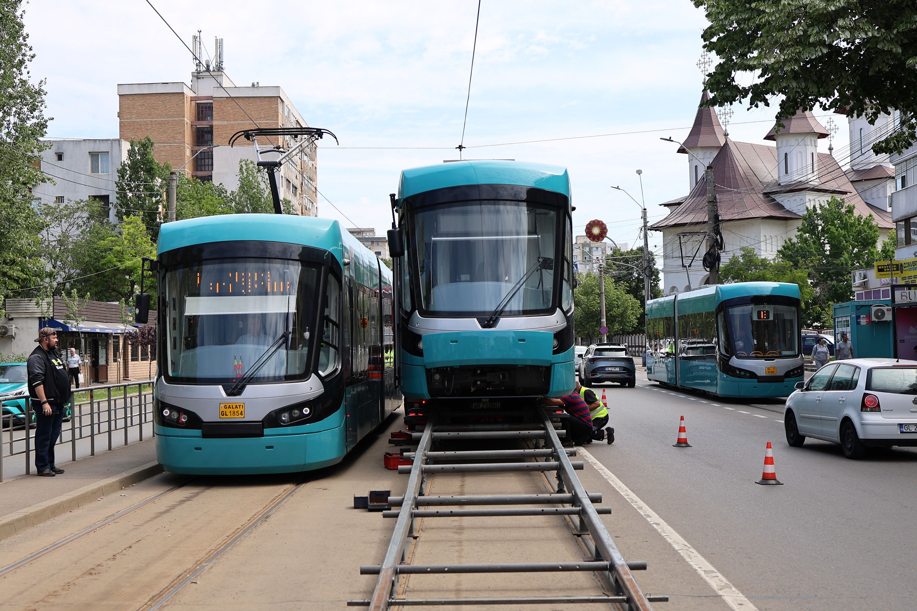 10 tramvaie noi la Galați